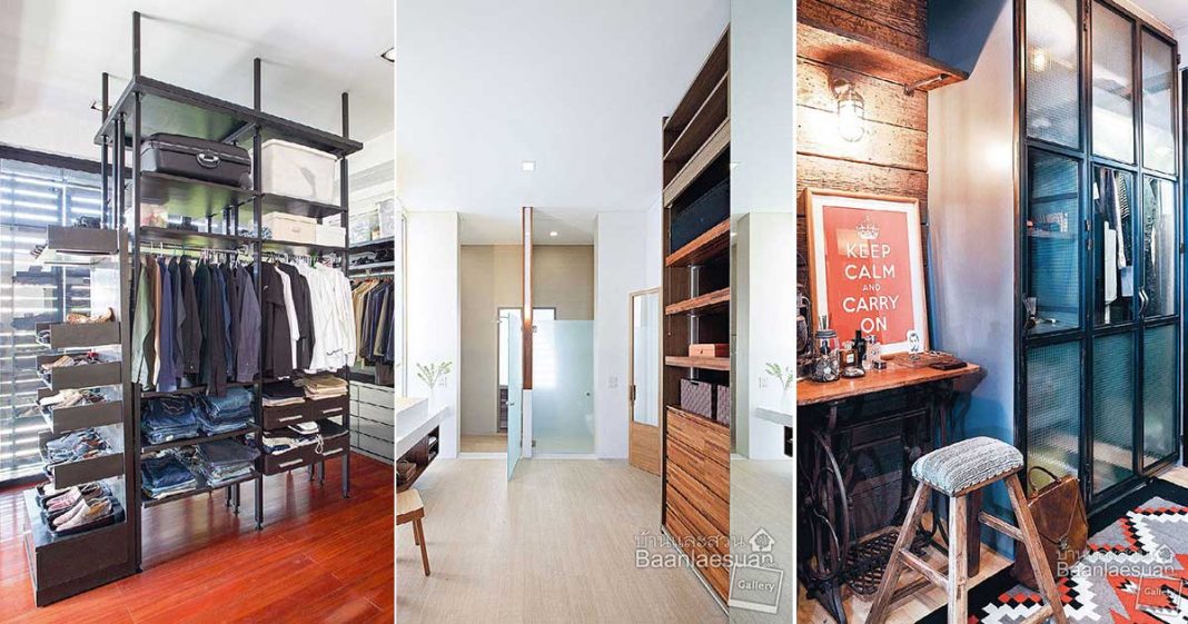 Functional Walk in closet ตามระเบียบ...พับ - บ้านและสวน