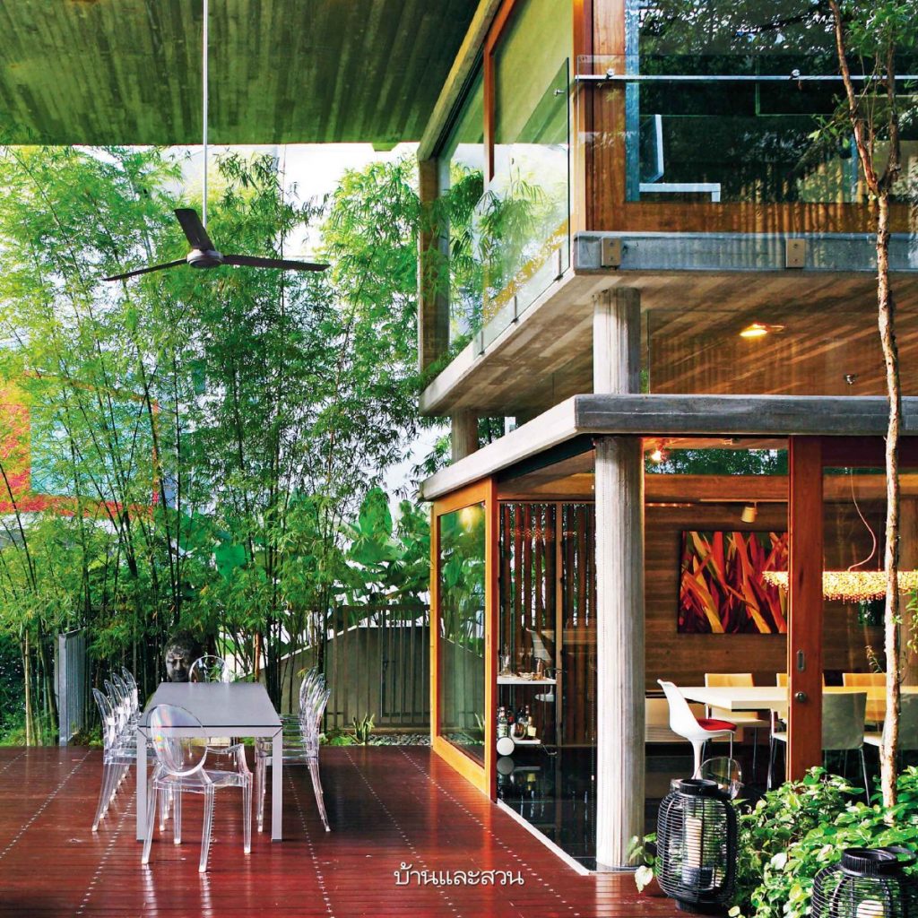 25 แบบบ้านโมเดิร์นทรอปิคัล รับมือแดดและฝนได้ดี- บ้านและสวน