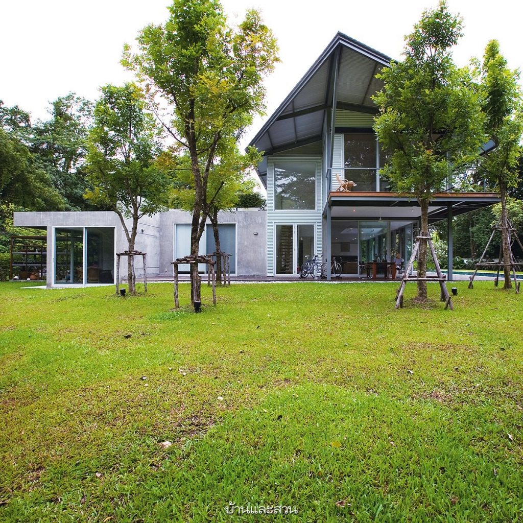 25 แบบบ้านโมเดิร์นทรอปิคัล รับมือแดดและฝนได้ดี- บ้านและสวน