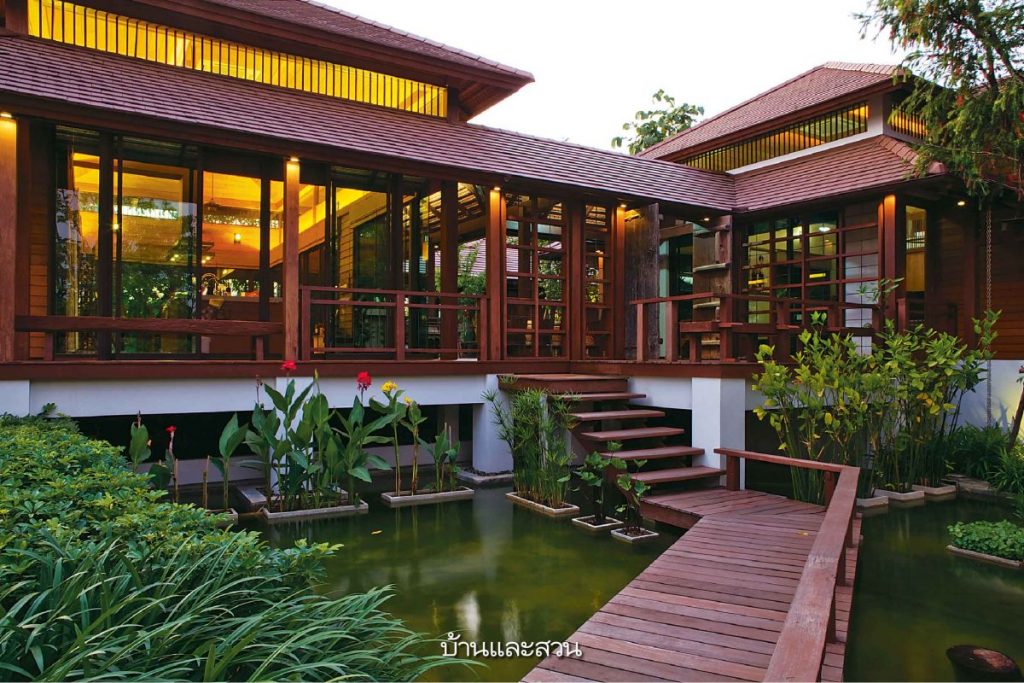 แบบบ้านไม้โมเดิร์นกลิ่นอายไทย 5 แบบสวยๆ - บ้านและสวน