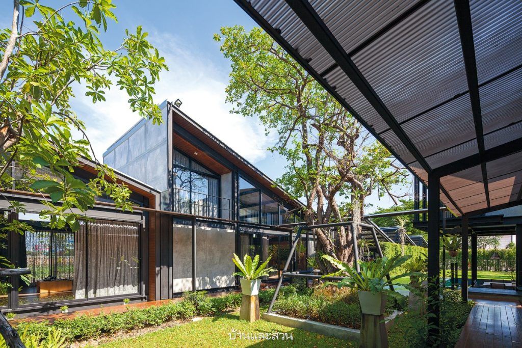 รวม แบบบ้านคอร์ต ที่มีสวนเขียวสร้างบรรยากาศน่าอยู่ - บ้านและสวน